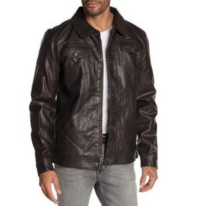 XRAY Faux Leather & Faux Shearling Jacket